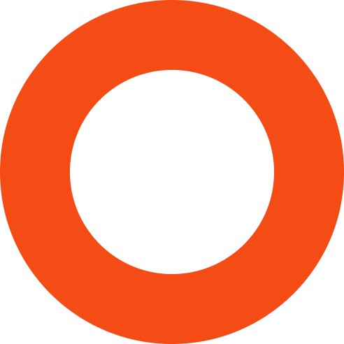 Cerchio arancione Viasat antenne